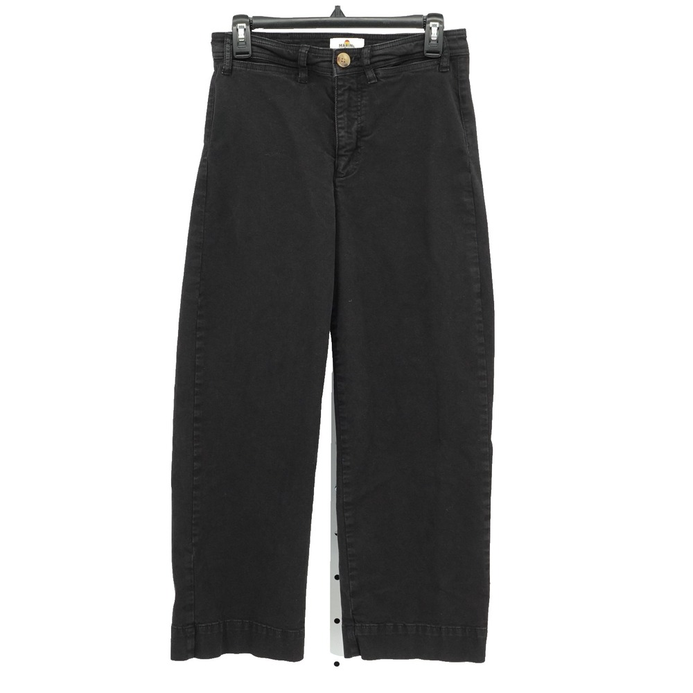 Marine Layer Pant SZ 6 Bridget Crop Baggy Relaxed Fit Wide Leg Streetwear Casual